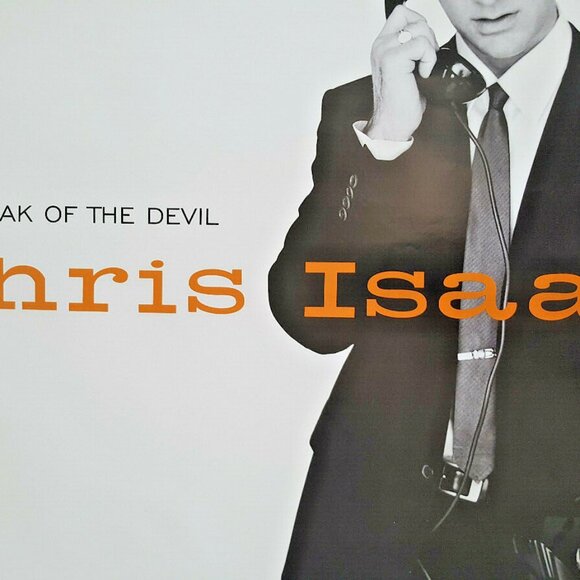 CHRIS ISAAK Speak Of The Devil Poster RARE Promo 1998 24"X24" - Picture 4 of 6